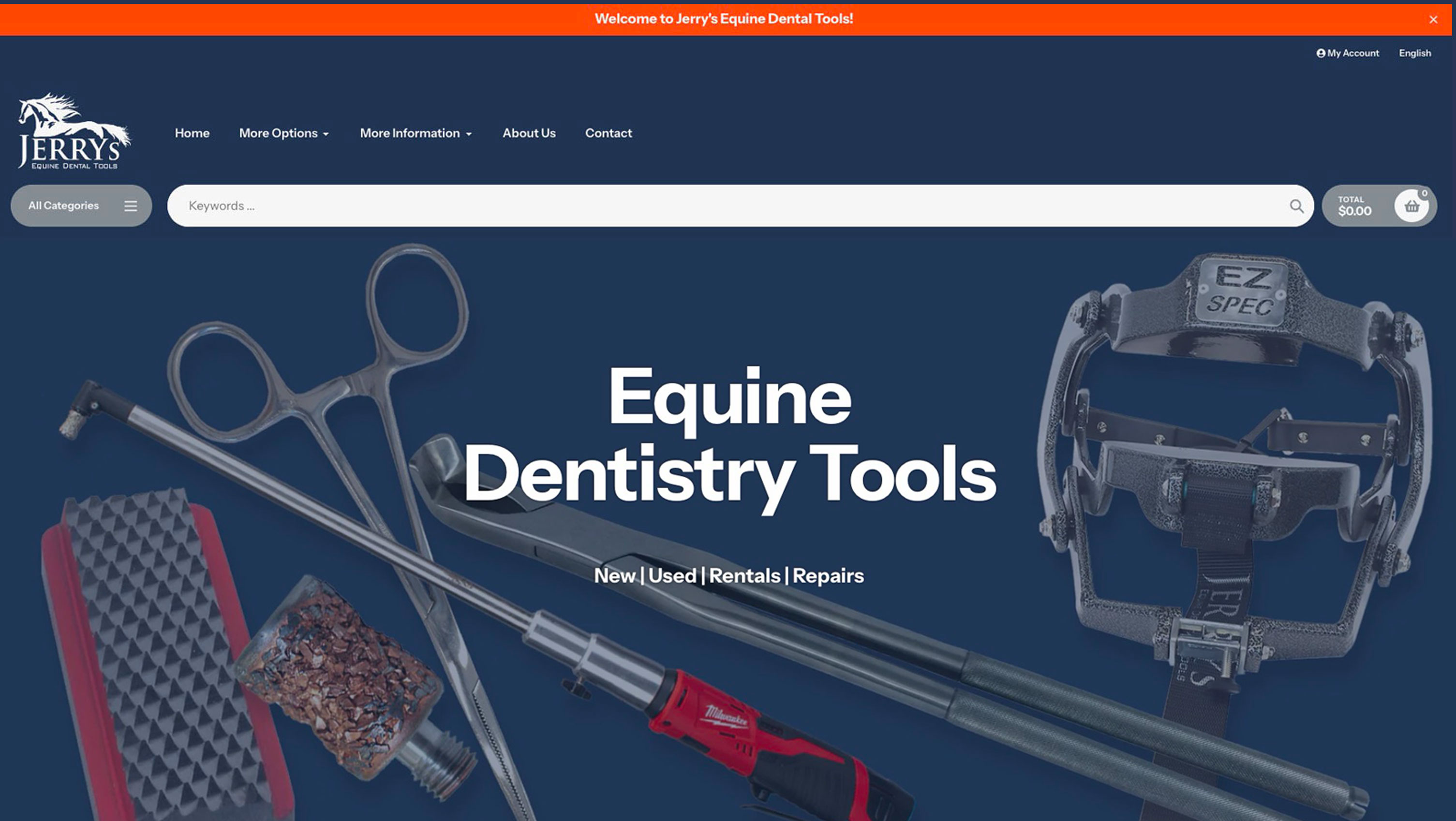 Previous Jerry's Equine Dental Tools homepage