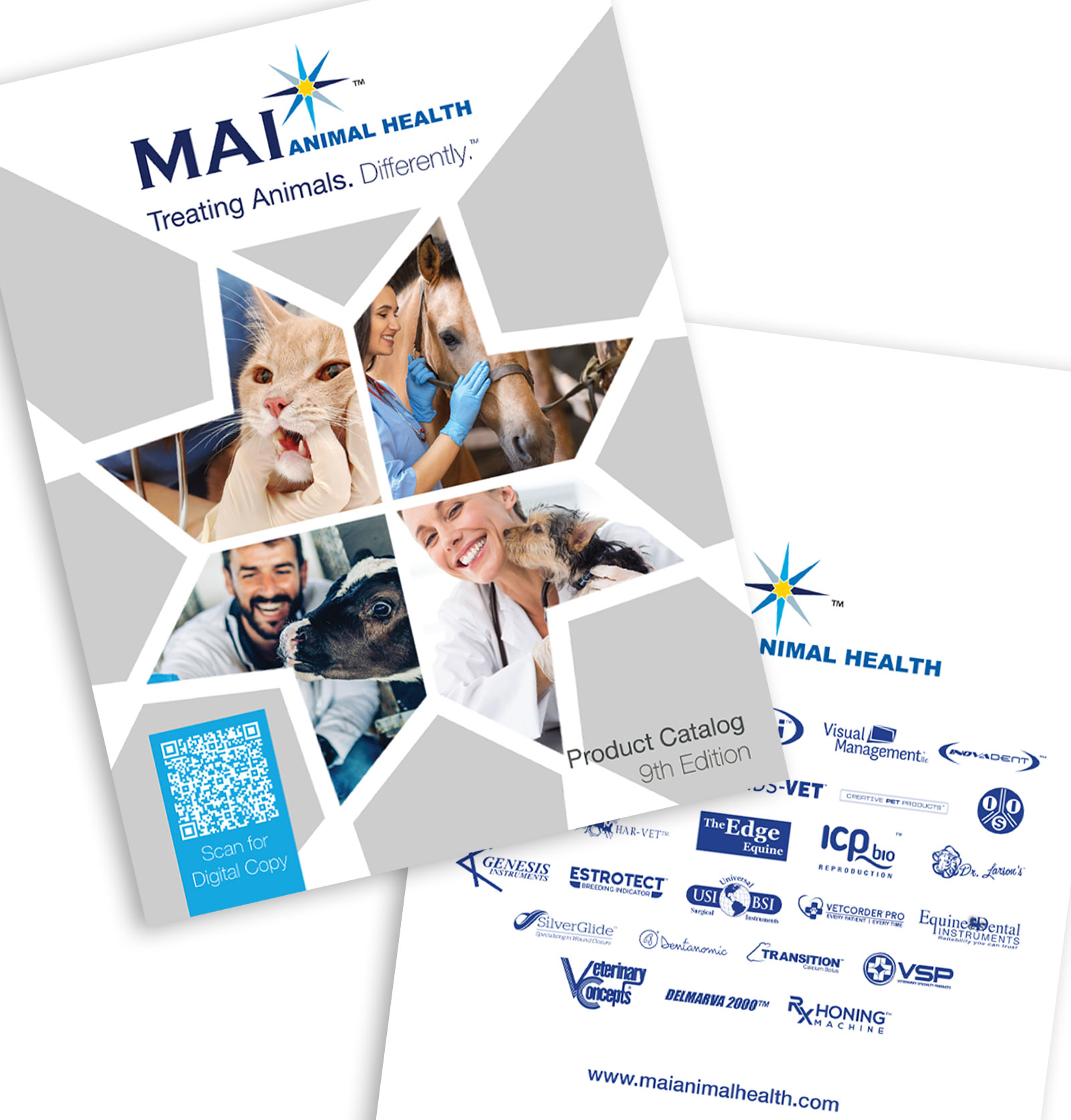 MAI Animal Health Master Catalog cover mockup