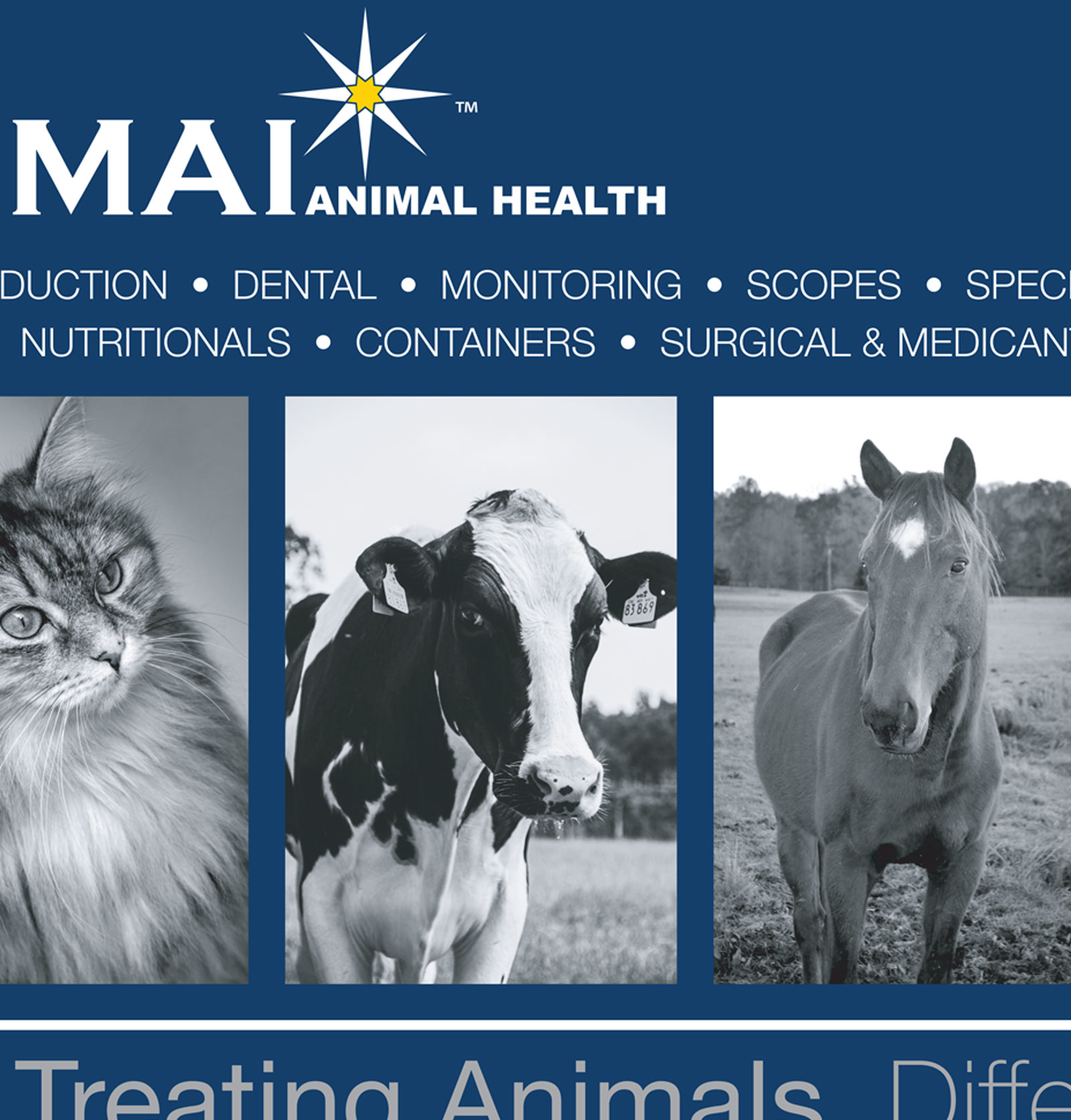 MAI Animal Health tradeshow backdrop