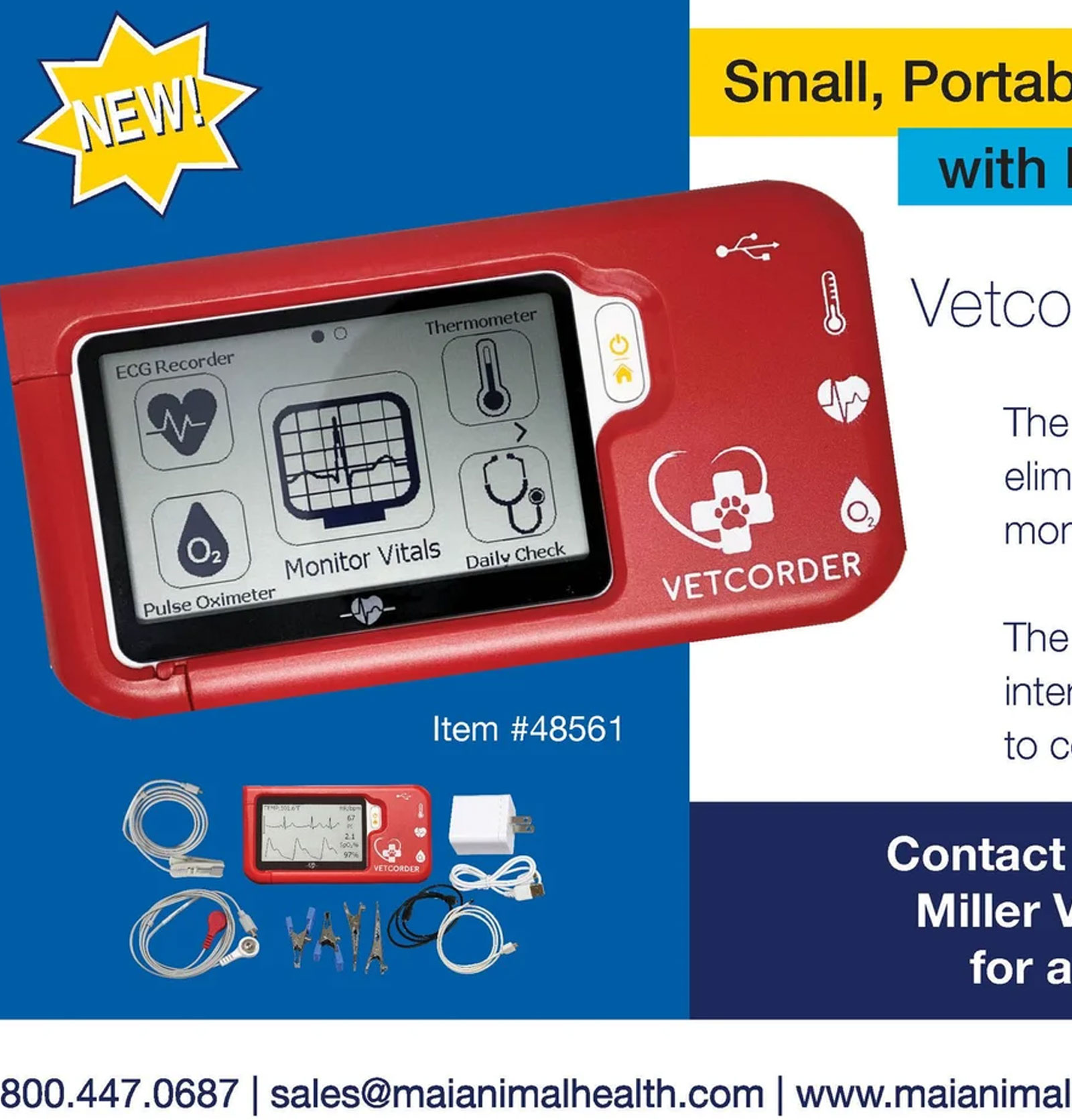 MAI Animal Health Vetcorder advertisement